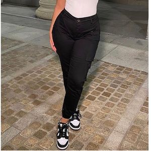 Black cargo pants